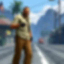 A vibrant screenshot showcasing a bustling roleplay server in GTA 5