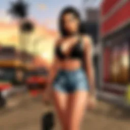 Dynamic interface of IMVU on Google Play showcasing user features