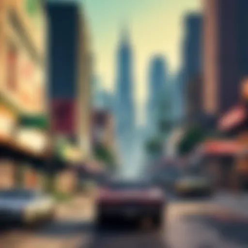 Urban Jungle: A Gritty Representation of GTA Cityscape