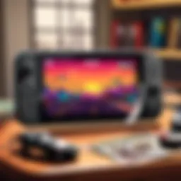 Colorful game night setup featuring Jackbox party packs on Nintendo Switch