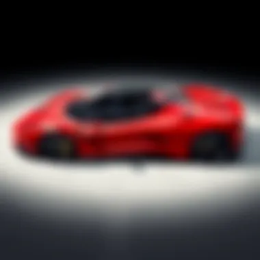 Aerodynamic Excellence of La Ferrari La Ferrari showcasing its aerodynamic design