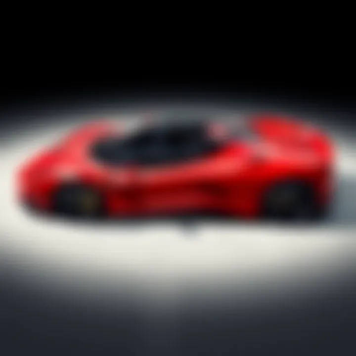 Aerodynamic Excellence of La Ferrari La Ferrari showcasing its aerodynamic design