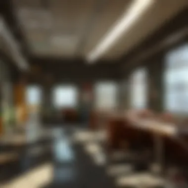 An interior shot of a Lester Building during a mission setting