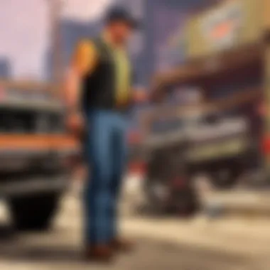 Mechanic in Action Mechanic working on a vehicle in Los Santos