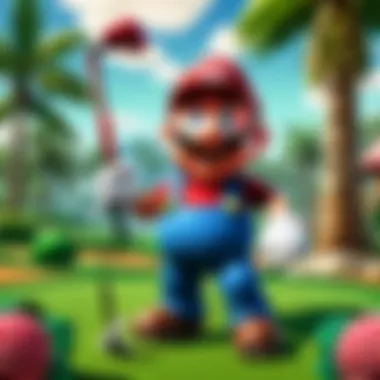 An array of unique characters available in Mario Golf, each with distinct abilities.