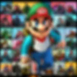 Mario Kart 8 Deluxe character selection screen