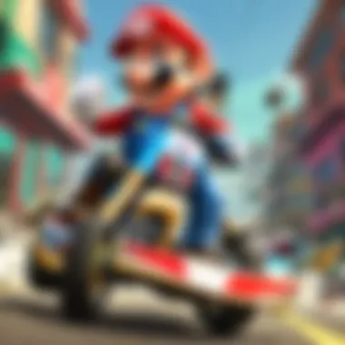 Mario Kart 8 Deluxe power-ups in action