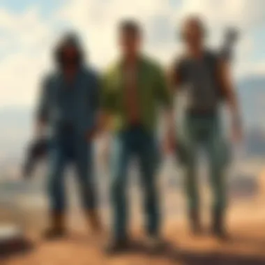 Endless Exploration: The Open Horizon A character standing at the edge of a vast open-world landscape