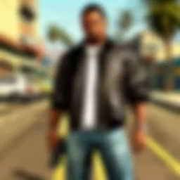 A thrilling moment in GTA San Andreas online gameplay