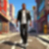 Abstract depiction of Runner 2 Game environment
