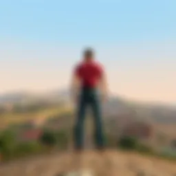 Vibrant landscape of San Andreas