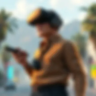 Showcasing Popular VR Titles An overview of popular VR titles showcased on PC screens.