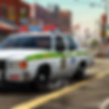 Cultural impact of the cop car horn represented in various GTA titles