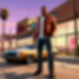 A vibrant landscape from the GTA universe showcasing the game's intricate environments.