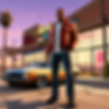 A vibrant landscape from the GTA universe showcasing the game's intricate environments.