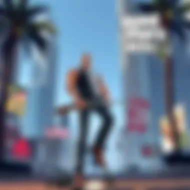 A gamer immersed in the virtual world of GTA 5 Online