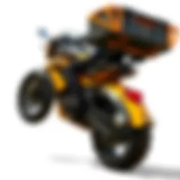 Detailed view of the Rampage Motorcycle Loader showcasing its sleek design.