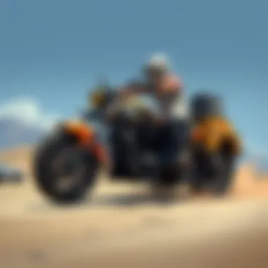 Fan art depicting the Rampage Motorcycle Loader within the GTA universe.
