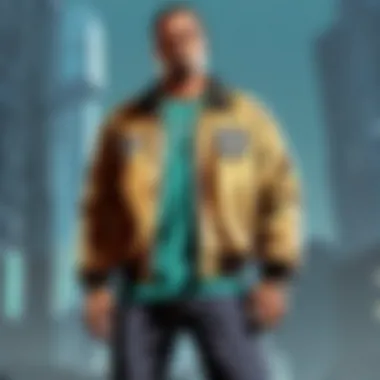 Symbolism of Clothing in GTA A close-up of specific clothing items that symbolize social commentary and themes present in the GTA universe.
