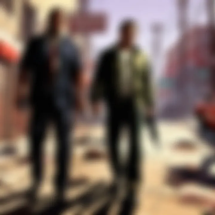 A character reflecting on the consequences of violence in the game