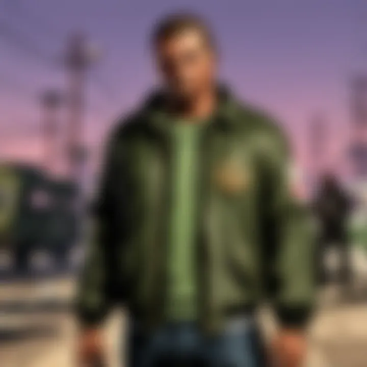 A narrative thread illustrating the impact of war on society