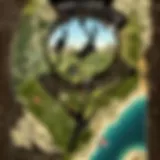 Strategic Map in Army Simulation Game