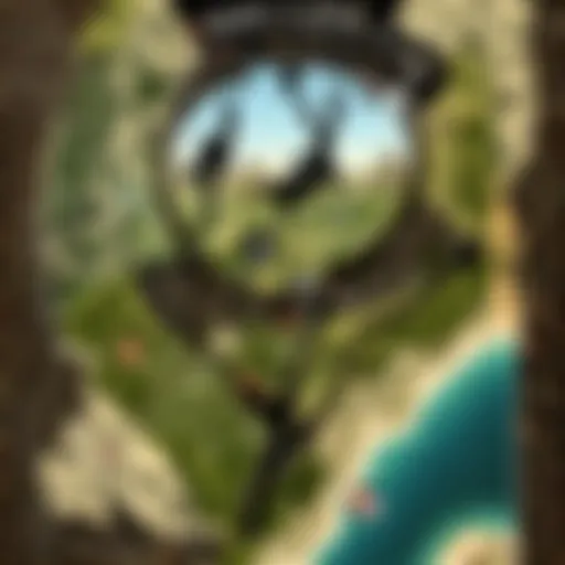 Strategic Map in Army Simulation Game