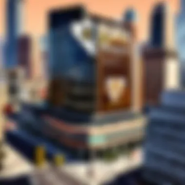 Close-up of a player designing a city layout, focusing on strategic placement of buildings and infrastructure.