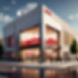 Exterior view of the Turkish Apple Store showcasing modern architecture