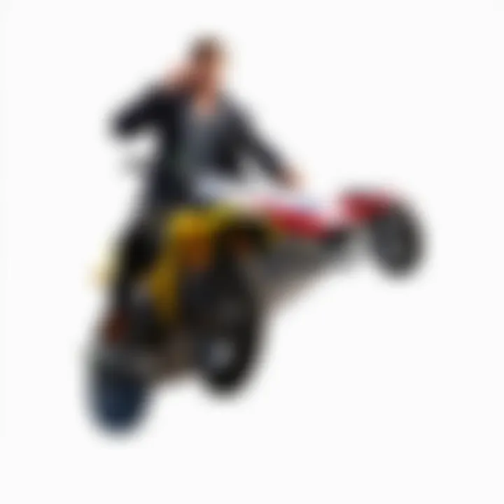 A thrilling race in a vibrant two-player car game