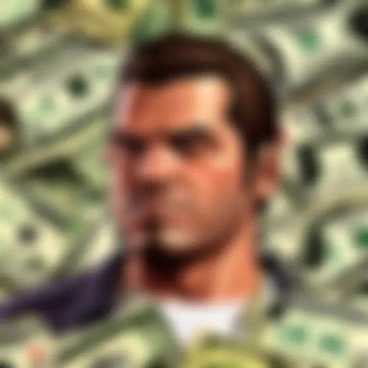 A beautifully illustrated infographic depicting types of money-making games.