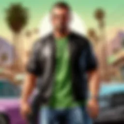 Virtual world exploration in GTA V