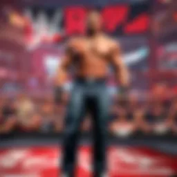 Virtual WWE wrestler on Xbox