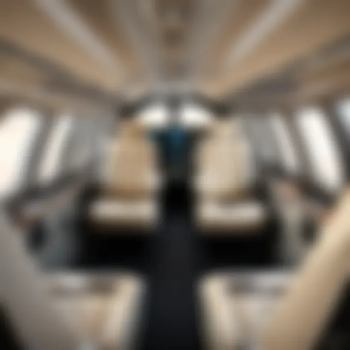 Flyus Sleek and Modern Aircraft Interior