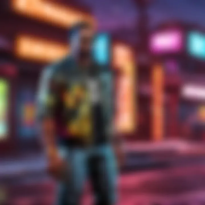 Futuristic Cyberpunk Game