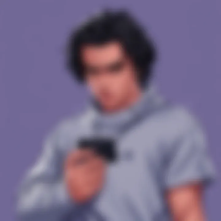 Gamer Engaged with Keyboard and Mouse on Console A gamer using a keyboard and mouse setup with a console