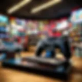 A mesmerizing display of the latest gaming consoles