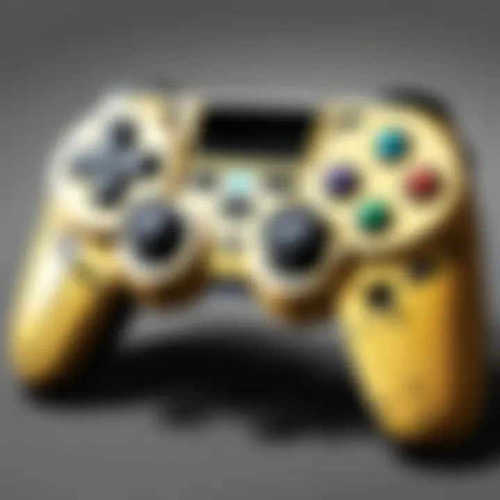 An array of gamepads demonstrating various control schemes