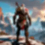 A stunning landscape from God of War showcasing the mythical world and its intricate details.