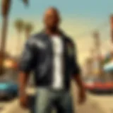 Iconic cover art of Grand Theft Auto: San Andreas