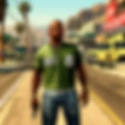 A vast open-world landscape of San Andreas showcasing its diverse environments