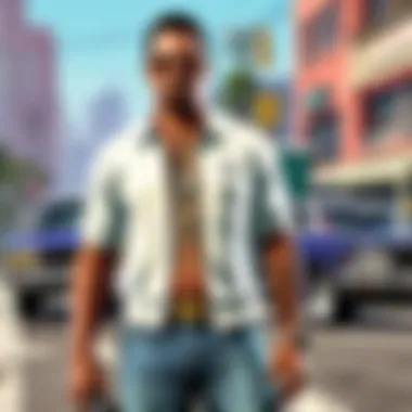 Concept art depicting a key character from Grand Theft Auto VI