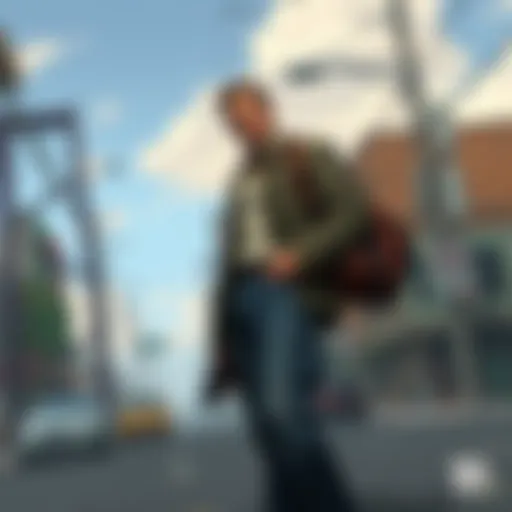 A breathtaking view of the sprawling cityscape in GTA