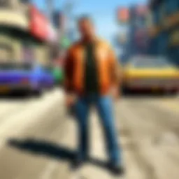 A vibrant cityscape from GTA showcasing diverse environments