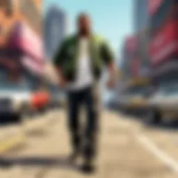 GTA Game Series Urban Landscape