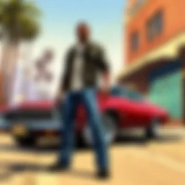 Exploring the Expansive Open World In-game screenshot showcasing the open world of GTA
