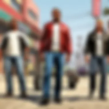 Engaging with the Community in GTA Roleplay Group of players interacting in a GTA Roleplay server