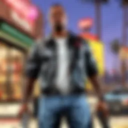 Conceptual representation of Grand Theft Auto VI with GameStop logo