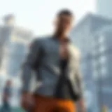 Overview of GTA 5 app interface highlighting features