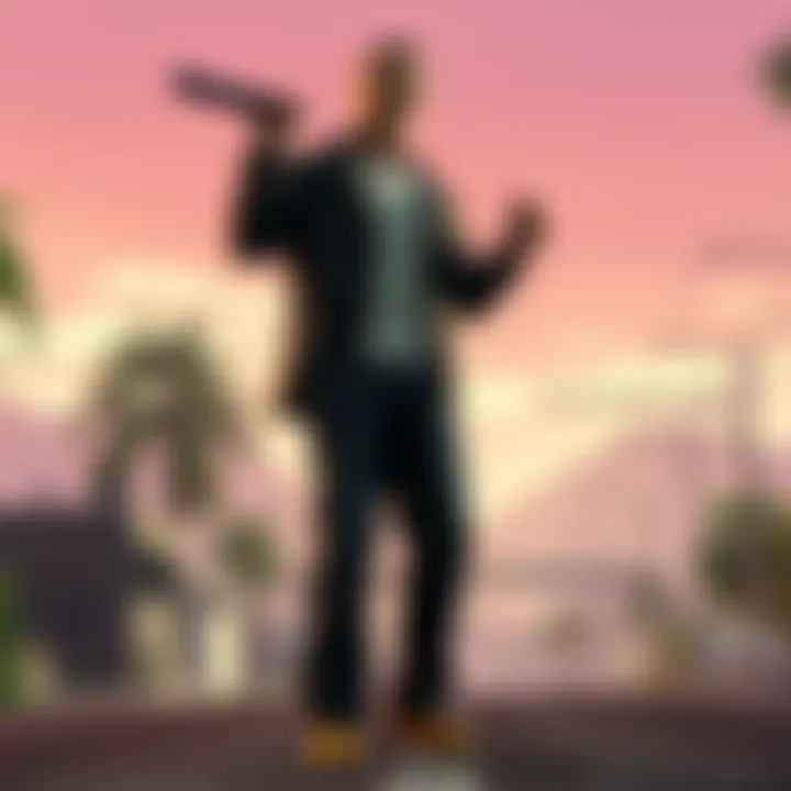 Engaging mission sequence from GTA 5